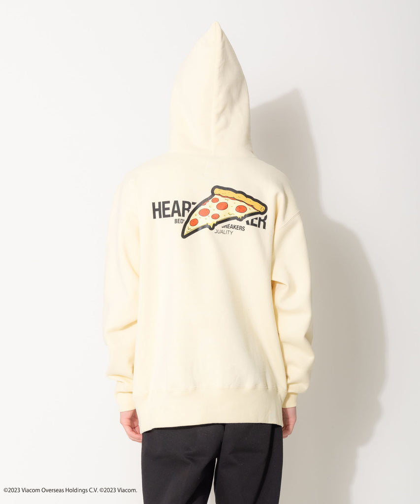 L.S HOODED SWEAT "SLICE PIZZA"